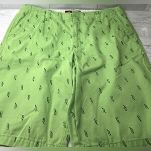 Arizona Jeans Adjustable Short Boys Size 20 Husky - Lime Green